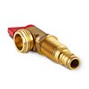 Everflow Washing Machine Replacement Valve 1/2" PEX A Inlet x 3/4" MHT Outlet, Brass, For Hot Water Supply 540F